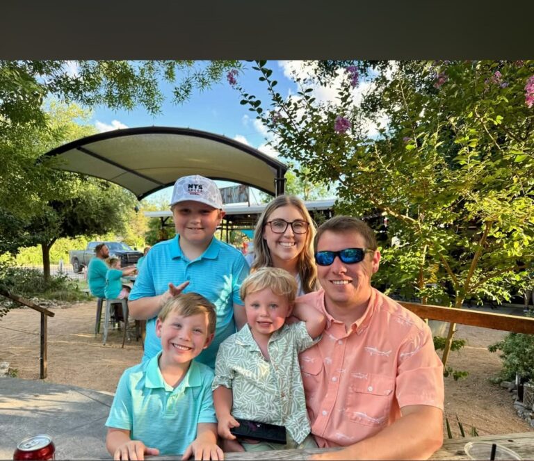 My daughter and her family.