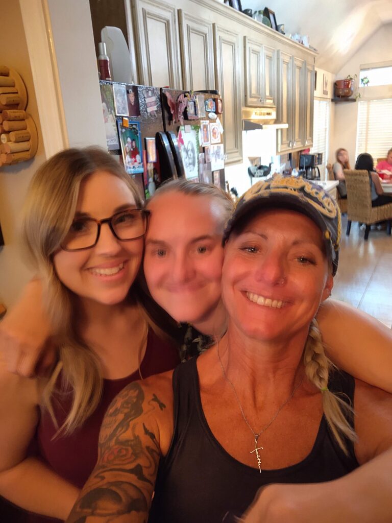 My daughters and I.